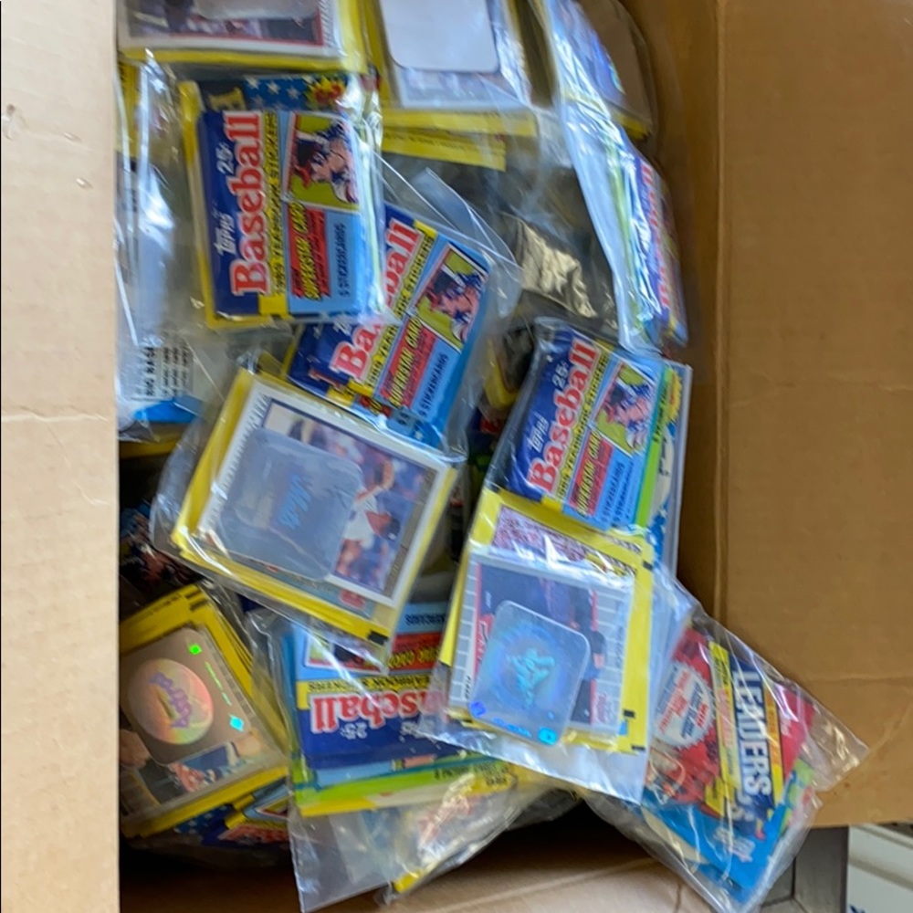 10 Random Grab Bag Baseball Packs Stickers Cards